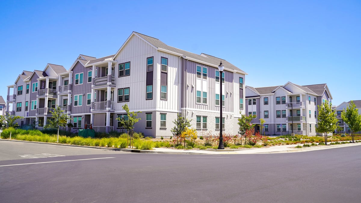 Residential apartments ready for residents to move in